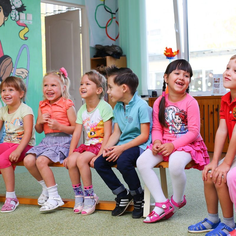 grupo de niños